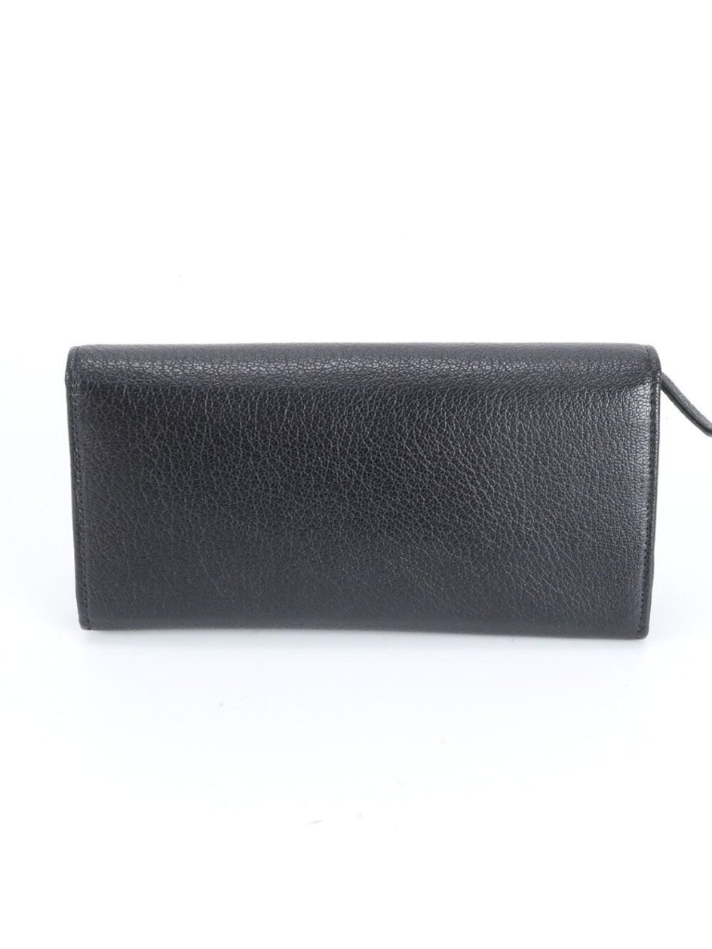Balenciaga Classic Metallic Edge Money Wallet Leather Black - Picture 2 of 8